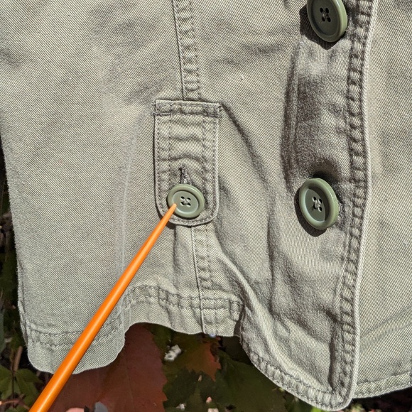 Y2K army green utility inspired jacket - Picture 9 of 13